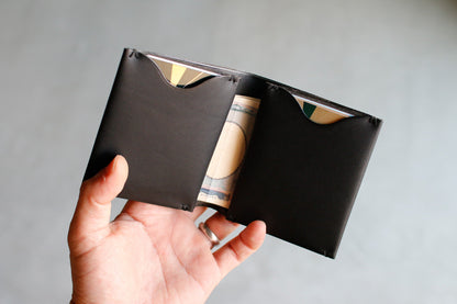 LOCUS-SW / 削ぎ落とした職人仕立ての折財布